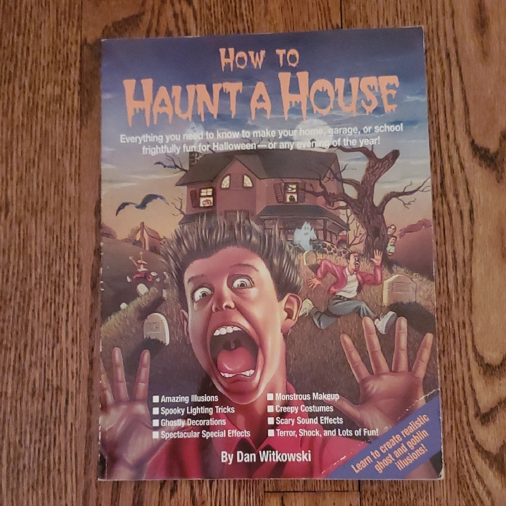 Vintage 1994, How to Haunt a House Book by Dan Witkowski
